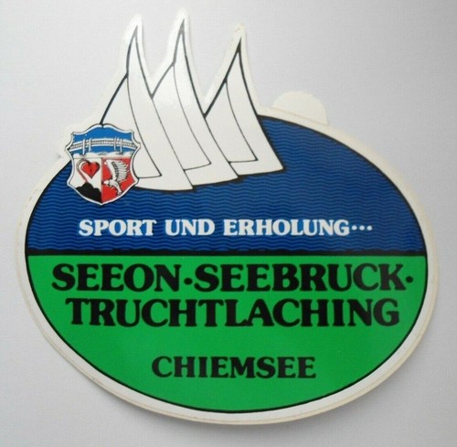 Souvenir aufkleber chiemsee - souvenir-aufkleber,