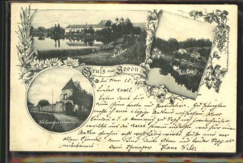 Seeon schloss kapelle 1898 - schloss, x