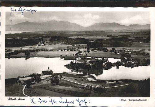 Seebruck fliegeraufnahme - seebruck,