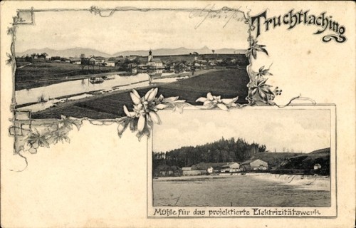 Jugendstil passepartout - passepartout, ak