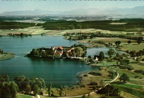Seeon inselschloß - ak,