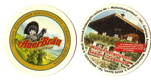 Sehr schöner bierdeckel - schöner, auer