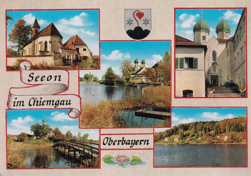 Postkarte seeon im chiemgau - im,