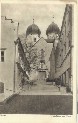 Seeon kirche 1890 1920 - seeon, o