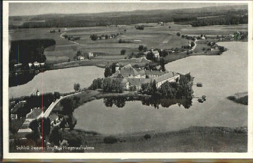 Seeon schloss fliegeraufnahme - schloss,