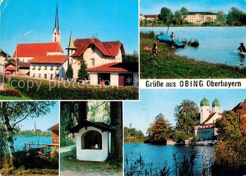 Obing kirche obinger see - obinger,